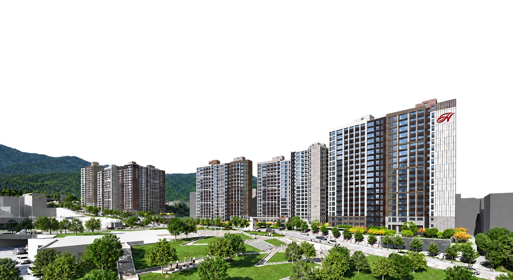 힐스테이트 양산 더스카이 투시도
